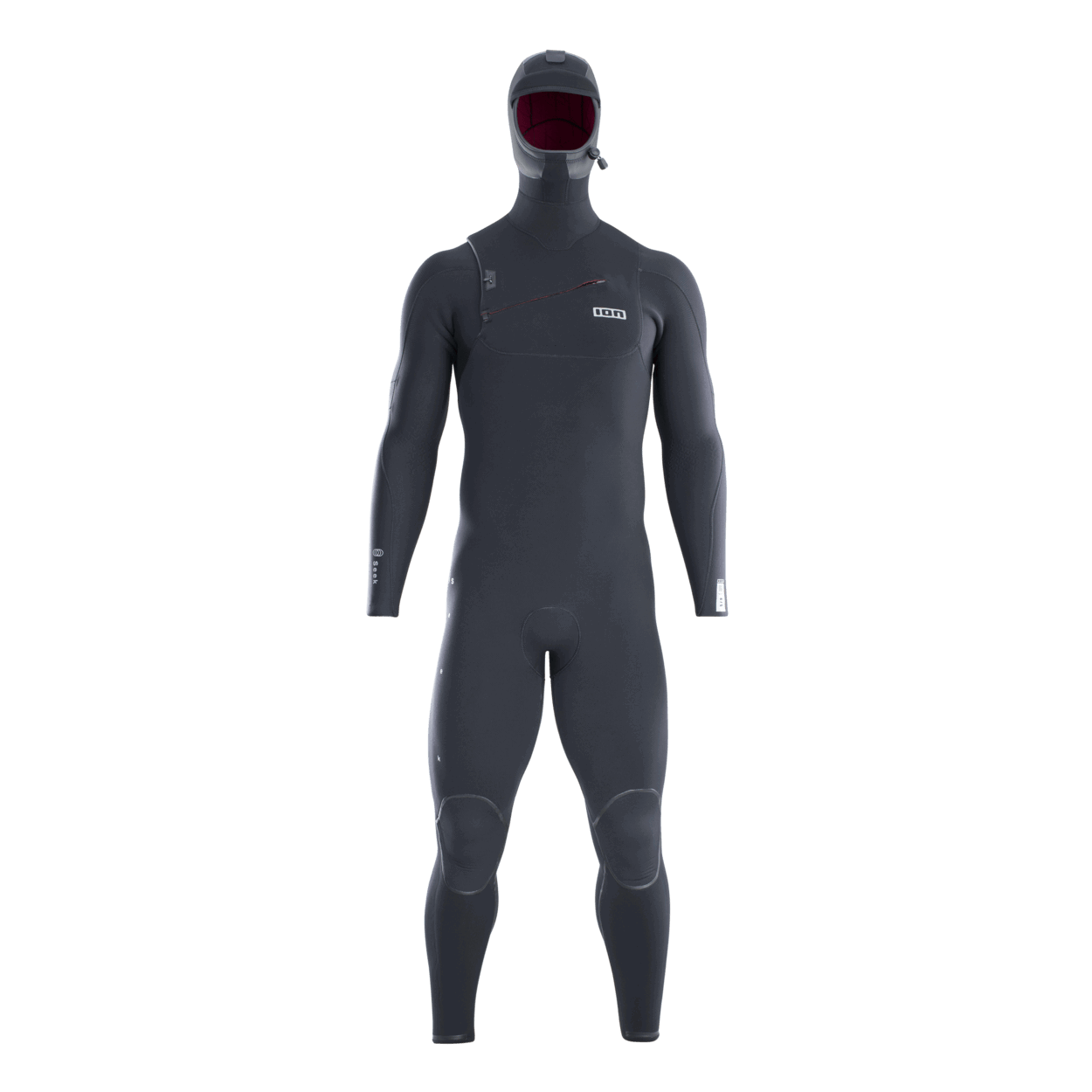 ION Men Wetsuit Seek Select 6/5 Hood Front Zip 2024