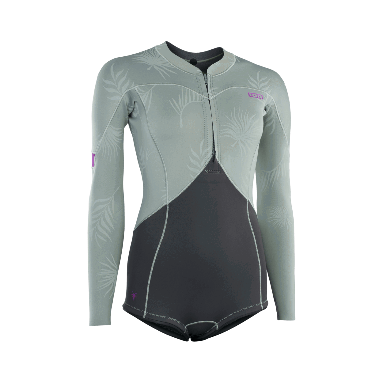 ION Women Wetsuit Amaze Hot Shorty 1.5 Longsleeve Front Zip 2024